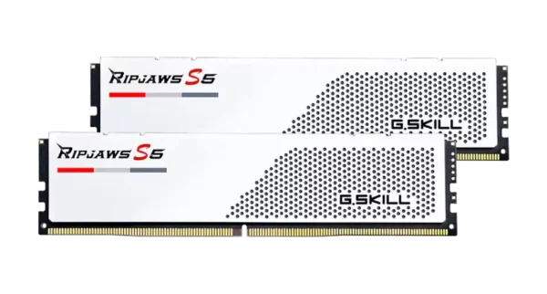 Gskill Ripjaws S5 32GB (16GBx2) DDR5 6000MHz White Memory