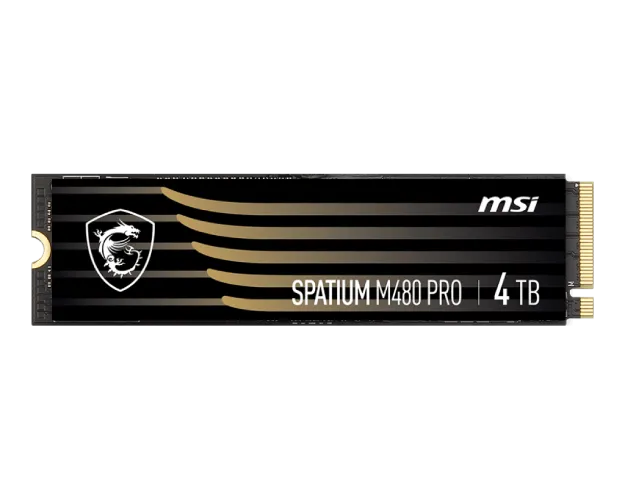 Msi Spatium M480 PRO 4TB PCIe 4.0 NVMe M.2 SSD