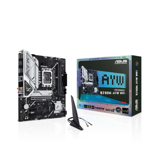 Asus B760M-AYW Wifi DDR5 LGA 1700 mATX Motherboard