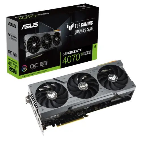 Asus TUF Gaming GeForce RTX 4070 Ti SUPER 16GB GDDR6X OC Edition Graphics Card