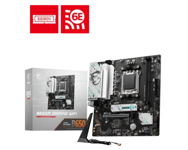 Msi B650M Gaming Wifi DDR5 AM5 mATX Motherboard