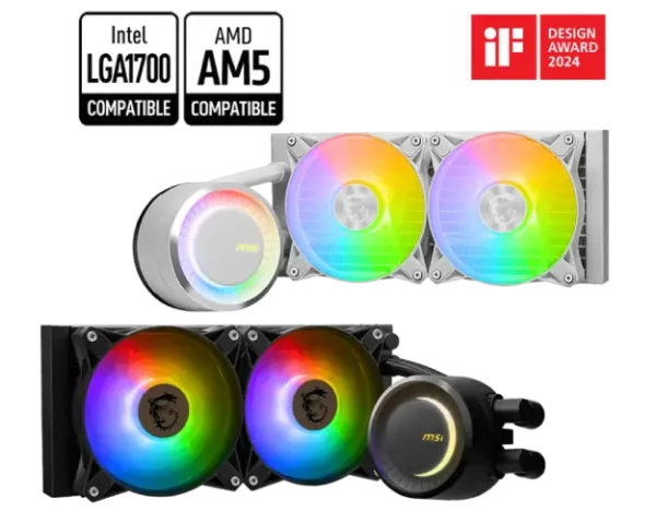 Msi MAG Coreliquid E240 White 240mm CPU Liquid Cooler