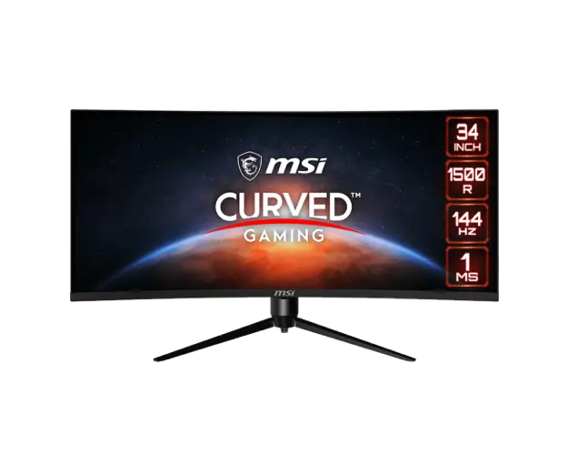 Msi Optix MAG342CQR 34 inch 2K WQHD 144Hz Curved Gaming Monitor