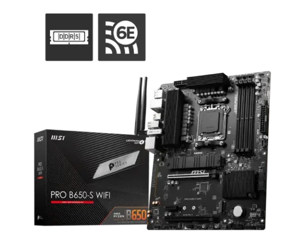 Msi Pro B650-S Wifi DDR5 AM5 ATX Motherboard