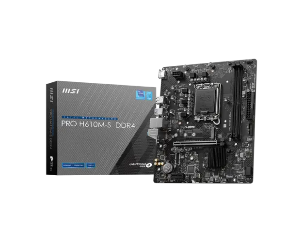 Msi Pro H610M-S DDR4 LGA 1700 mATX Motherboard