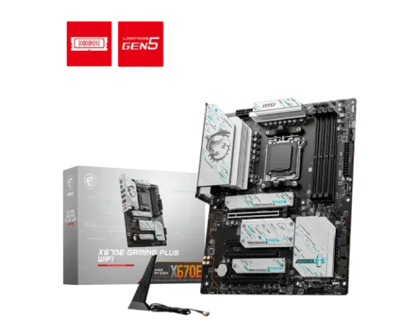 Msi X670E Gaming Plus Wifi DDR5 AM5 ATX Motherboard