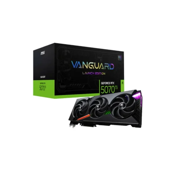 MSI RTX 5070 Ti Vanguard SOC Launch Edition 16GB GDDR7 Graphics Card (G507T-16VGSL)