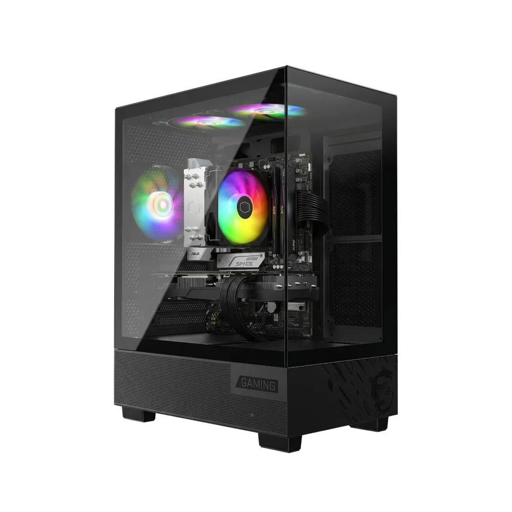 gaming pc with amd ryzen 5 9600x and rtx 5060 8gb