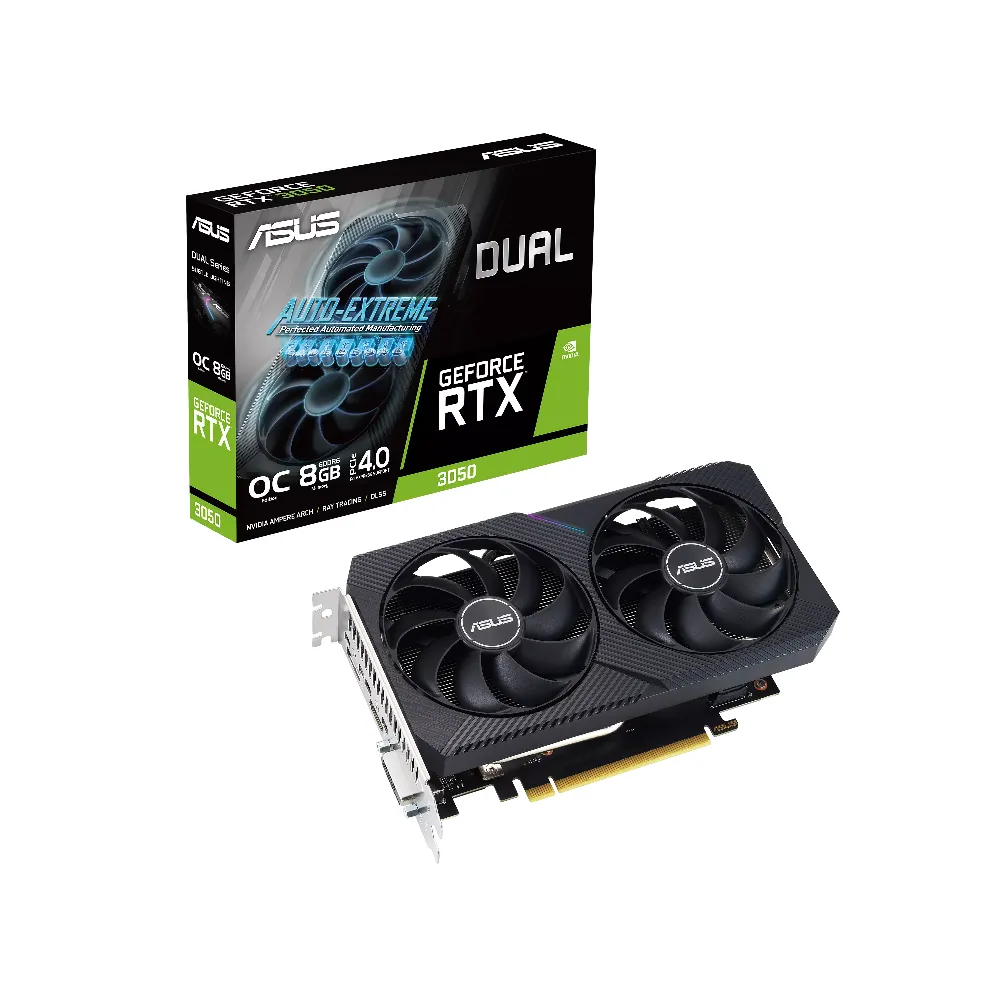 asus dual geforce rtx 3050 8gb graphics card