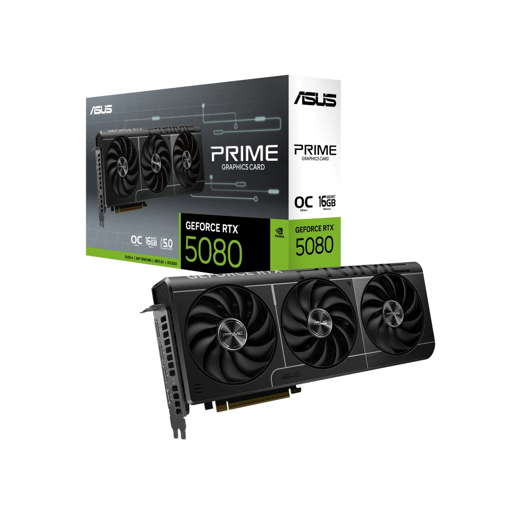 asus prime geforce rtx 5080 16gb gddr7 oc edition graphics card