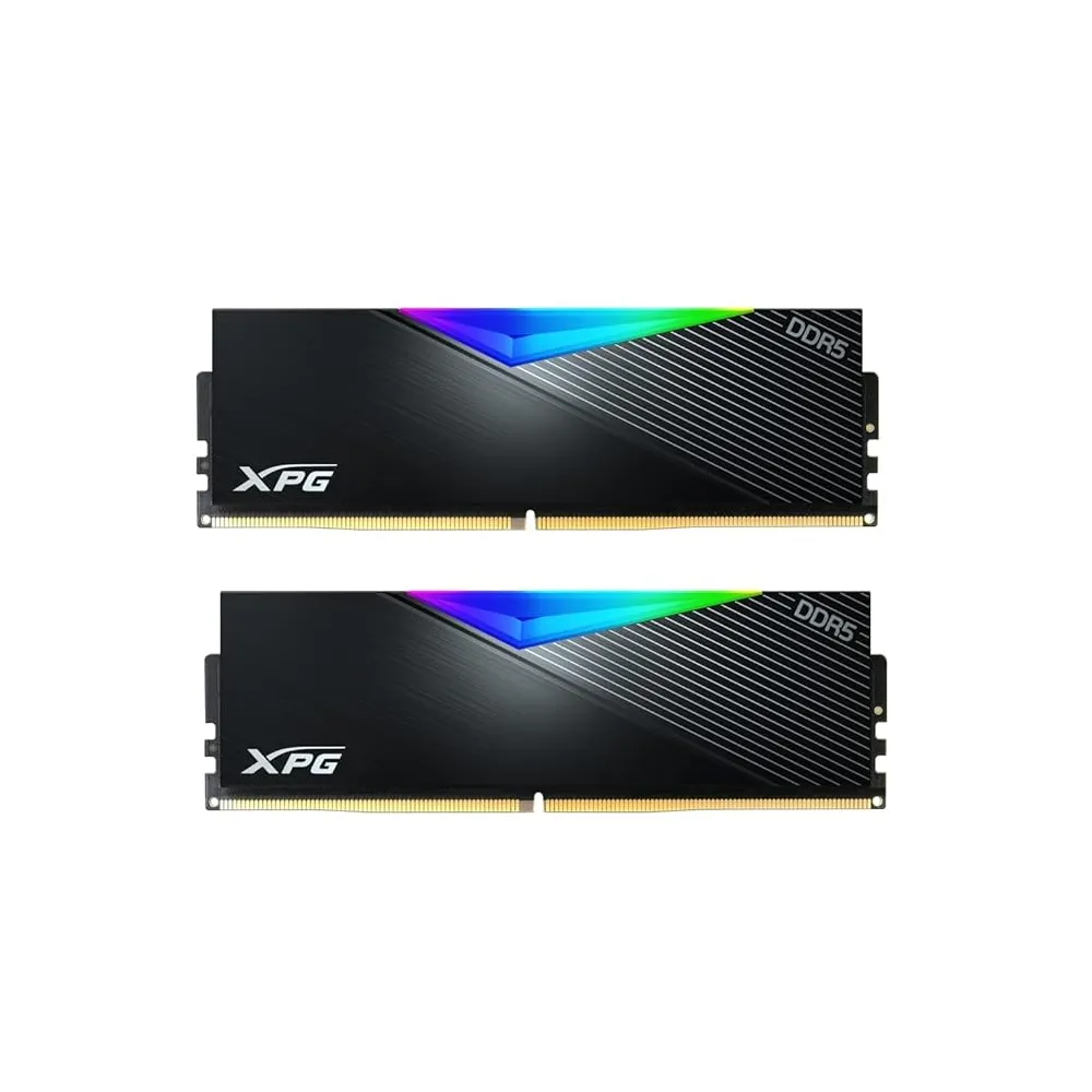 Adata XPG Lancer RGB 64GB (32GBx2) DDR5 6000MHz CL30 Memory AX5U6000C3032G-DCLARBK 1 Adata XPG Lancer RGB 64GB (32GBx2) DDR5 6000MHz CL30 Memory AX5U6000C3032G-DCLARBK