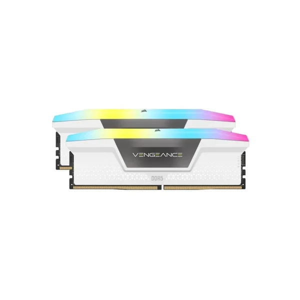 Corsair Vengeance RGB 32GB (16GBx2) DDR5 6000MHz CL36 Memory CMH32GX5M2E6000Z36W