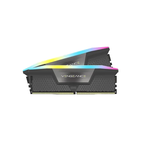 Corsair Vengeance RGB 64GB (32GBx2) DDR5 6000MHz CL40 Memory CMH64GX5M2B6000Z40