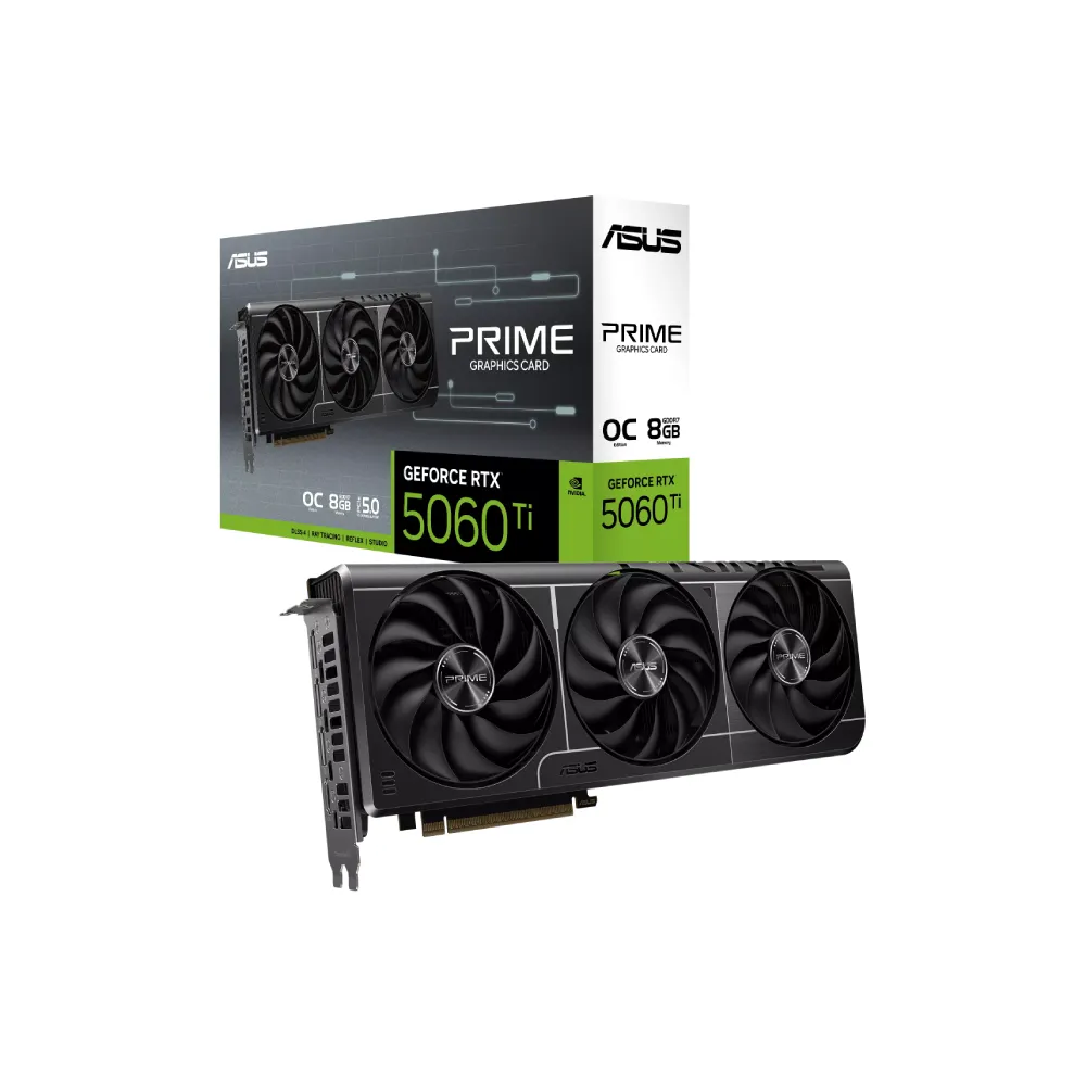Asus Prime Geforce RTX 5060TI 8GB OC Graphics Card