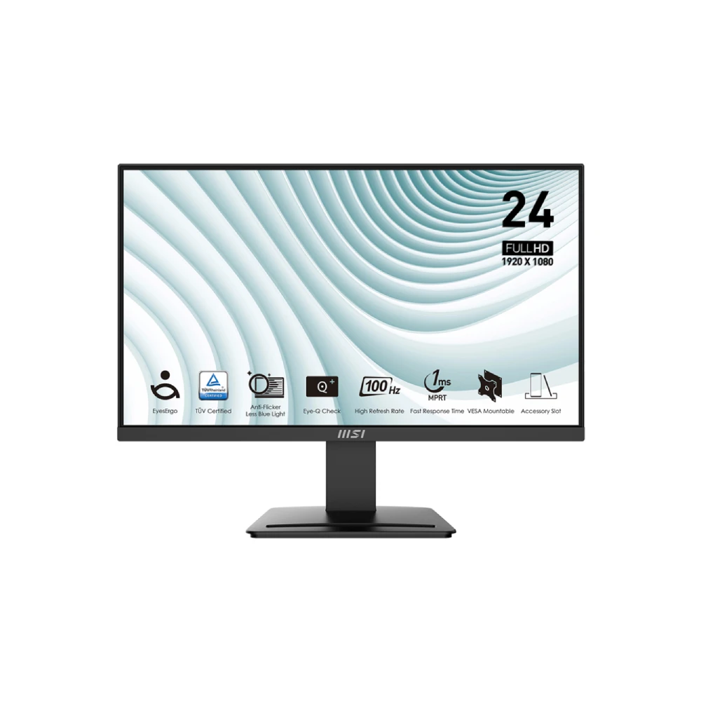 MSI Pro MP2412 24" FHD 1080p 100Hz Business & Home Monitor