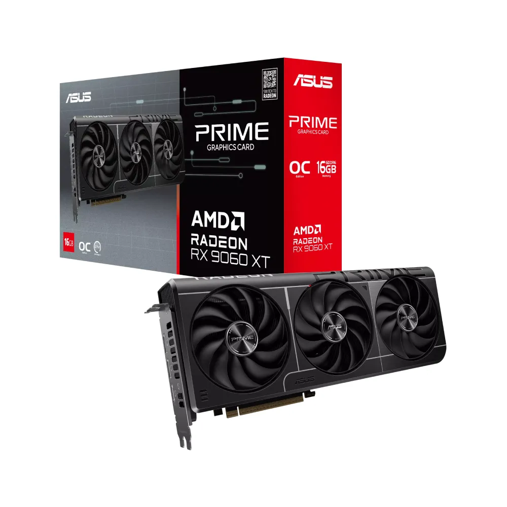 Asus Prime Radeon RX 9060 XT 16GB OC Graphics Card