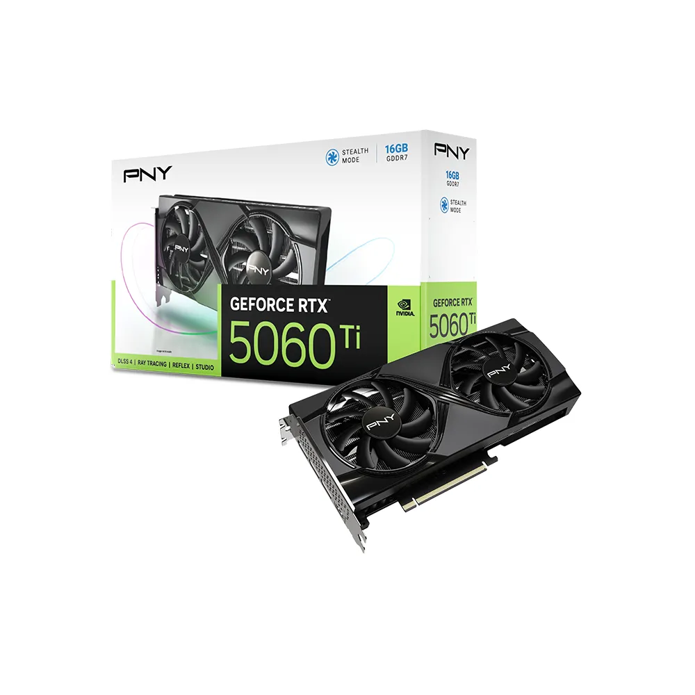 PNY GeForce RTX 5060 Ti 16GB Dual Fan Graphics Card