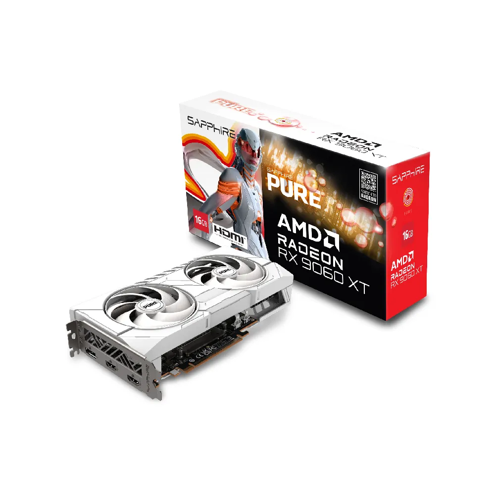 Sapphire Pure Radeon RX 9060 XT 16GB Graphics Card