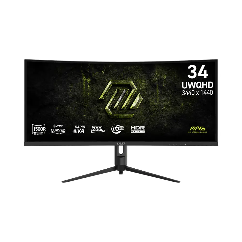 MSI MAG 342CQRF E20 34 inch Curved 200hz Gaming Monitor