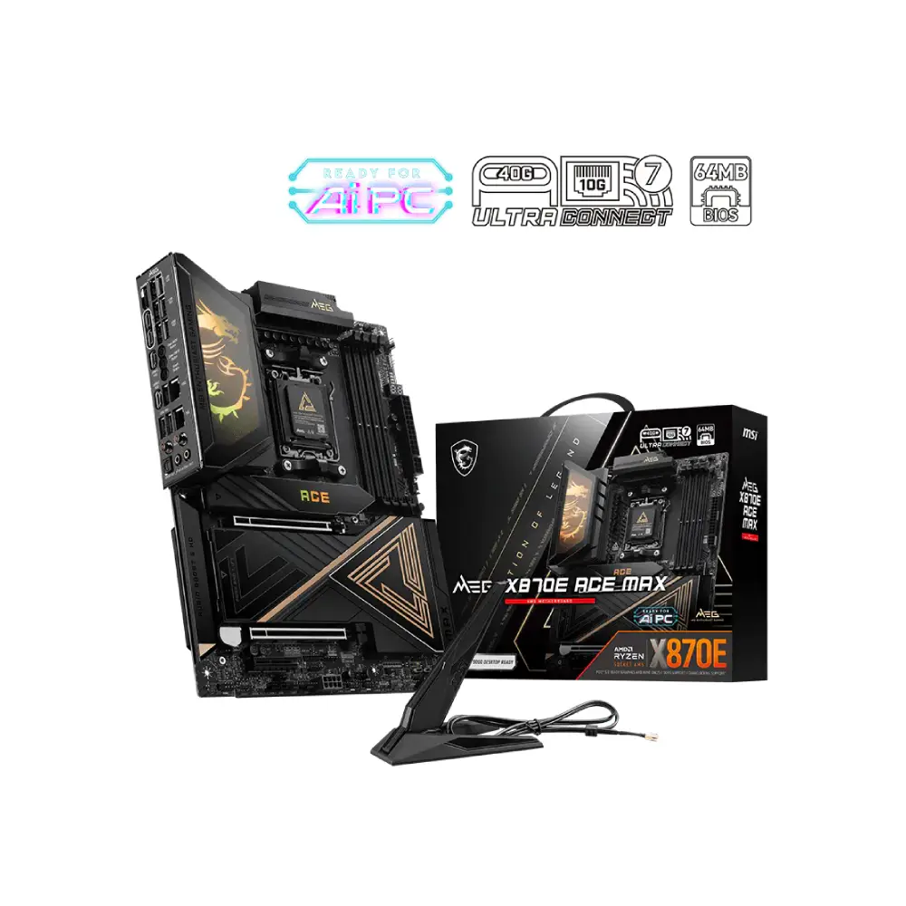 MSI MEG X870E ACE MAX AMD AM5 E-ATX Flagship Motherboard