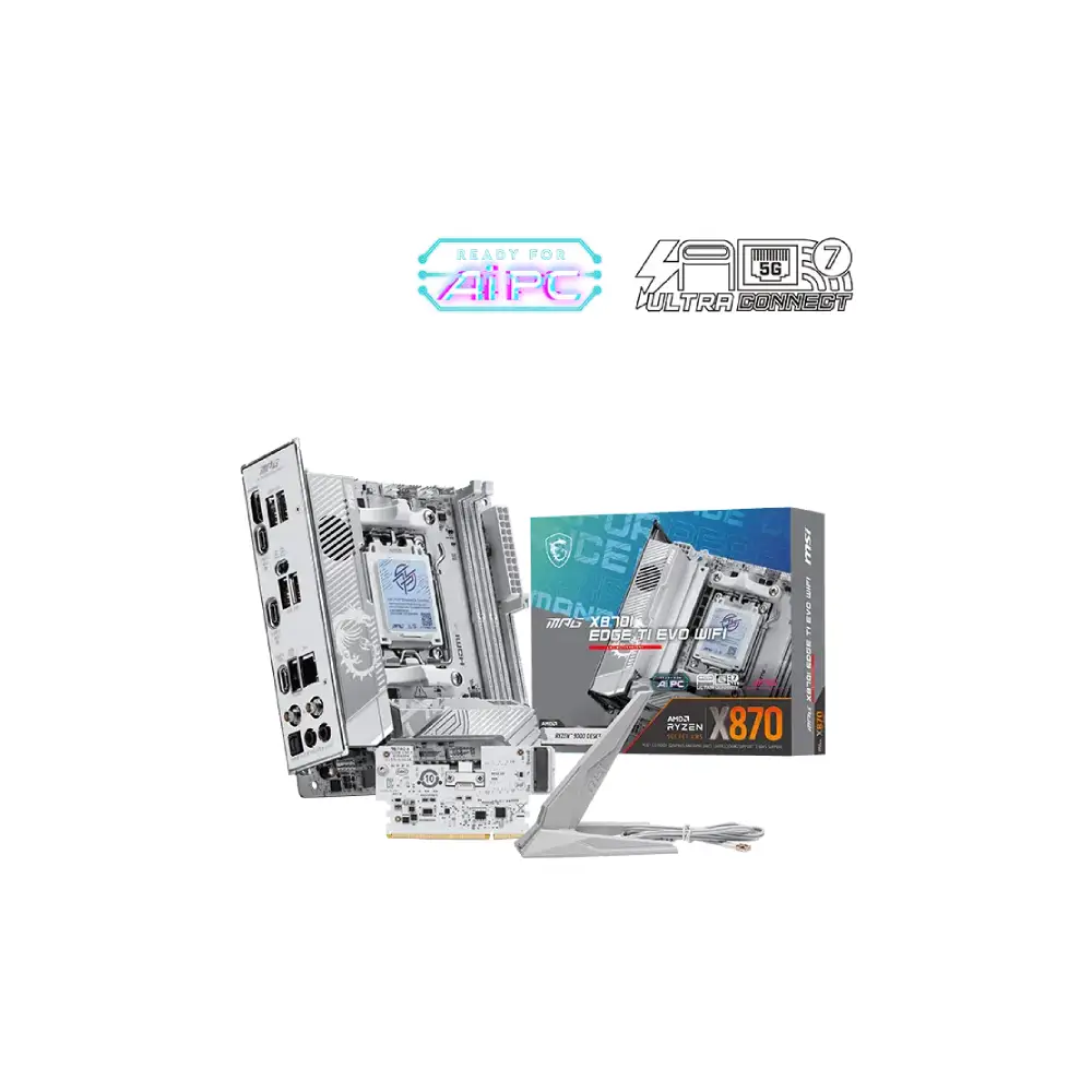 MSI MPG X870I EDGE TI EVO WIFI AMD AM5 Mini-ITX WiFi Motherboard