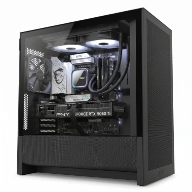 gaming pc with ultra 5 245kf and nvidia 5060 ti graphics