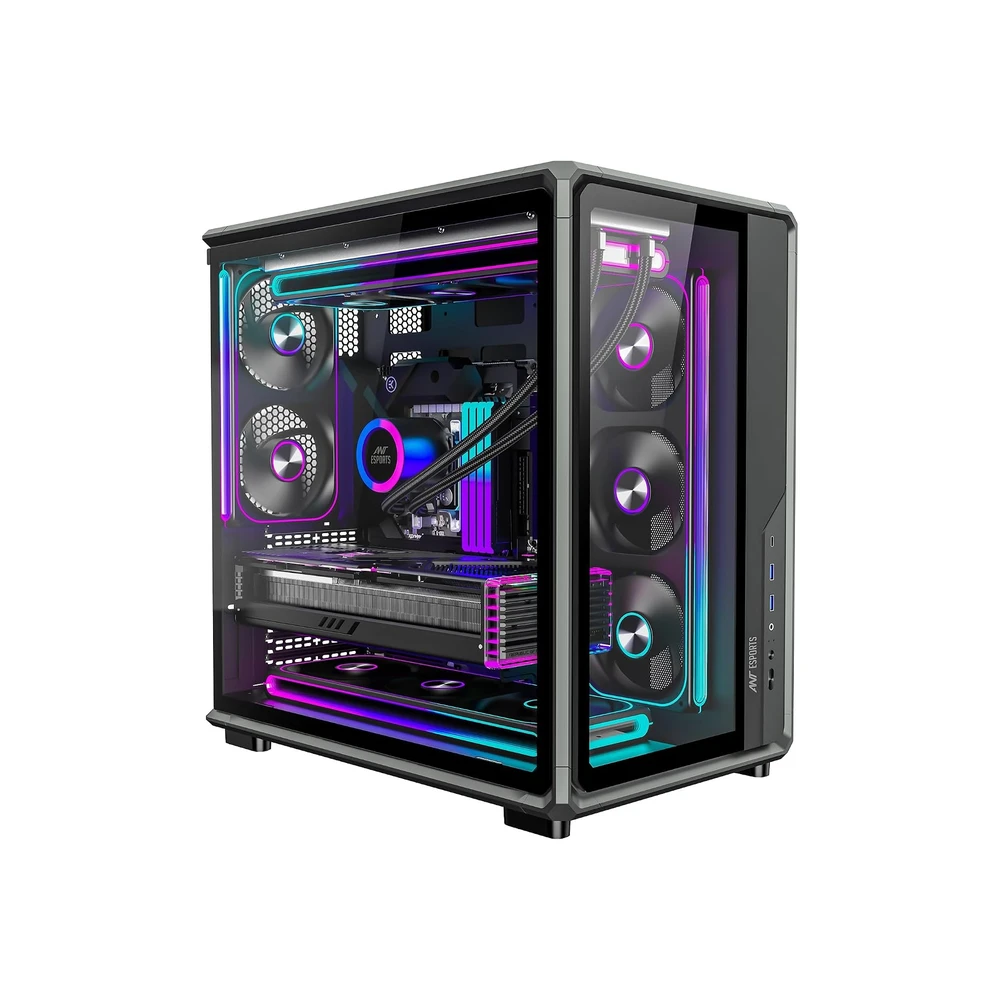 Ant Esports Crystal X8 Frame Mid Tower PC Cabinet