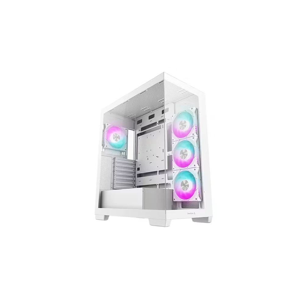 DeepCool CG580 4F Mid Tower White ARGB PC Cabinet