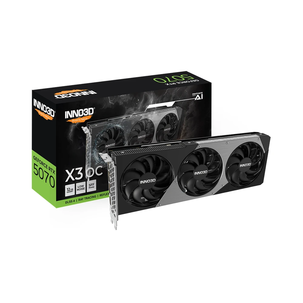 Inno3D GeForce RTX 5070 12GB GDDR7 X3 OC Graphics Card