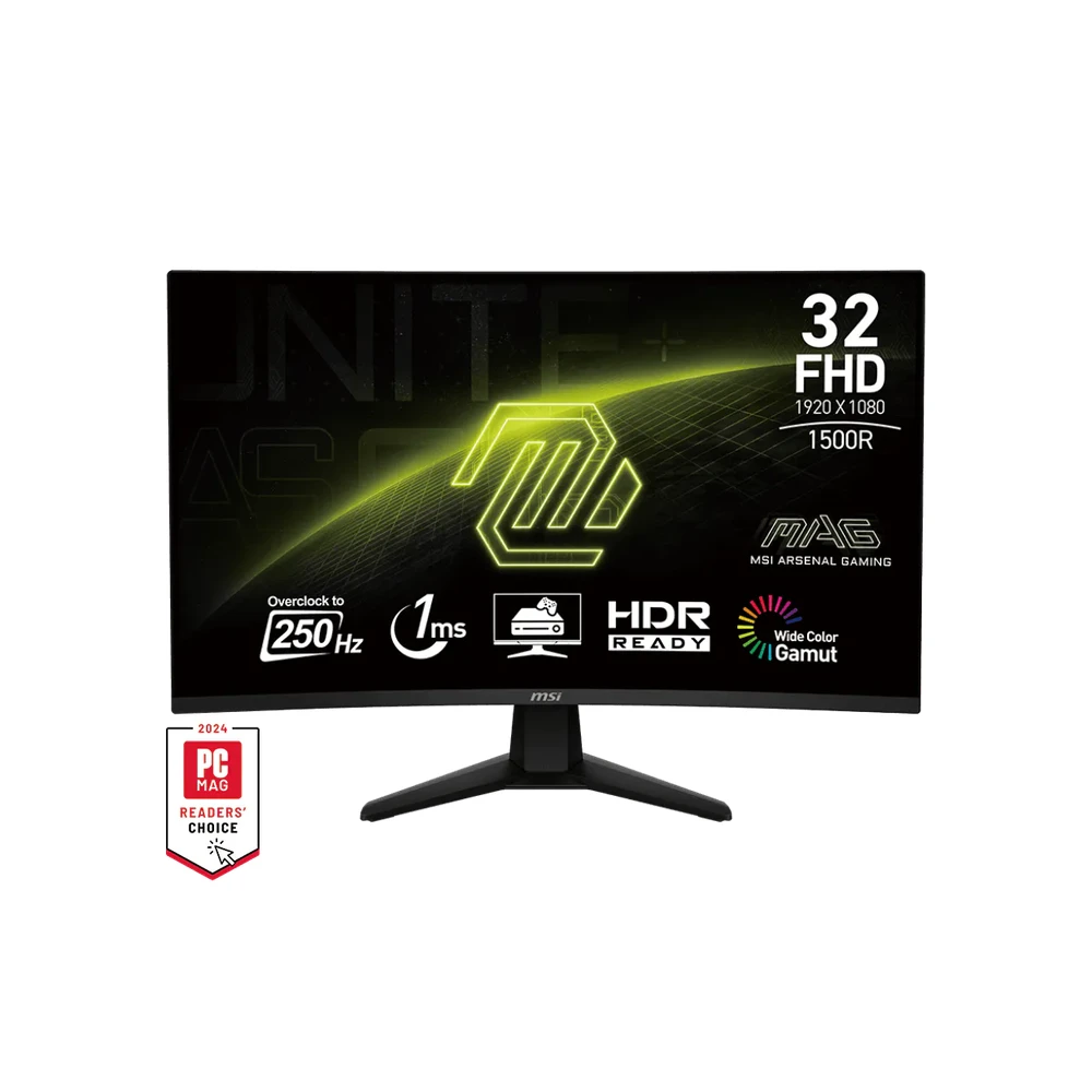 MSI MAG 32C6X 32" Full HD 1500R Curved 250Hz Gaming Monitor