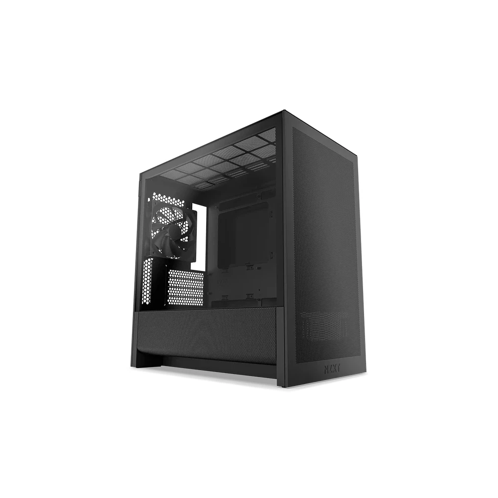 NZXT H3 Flow Mid Tower Black Airflow PC Cabinet