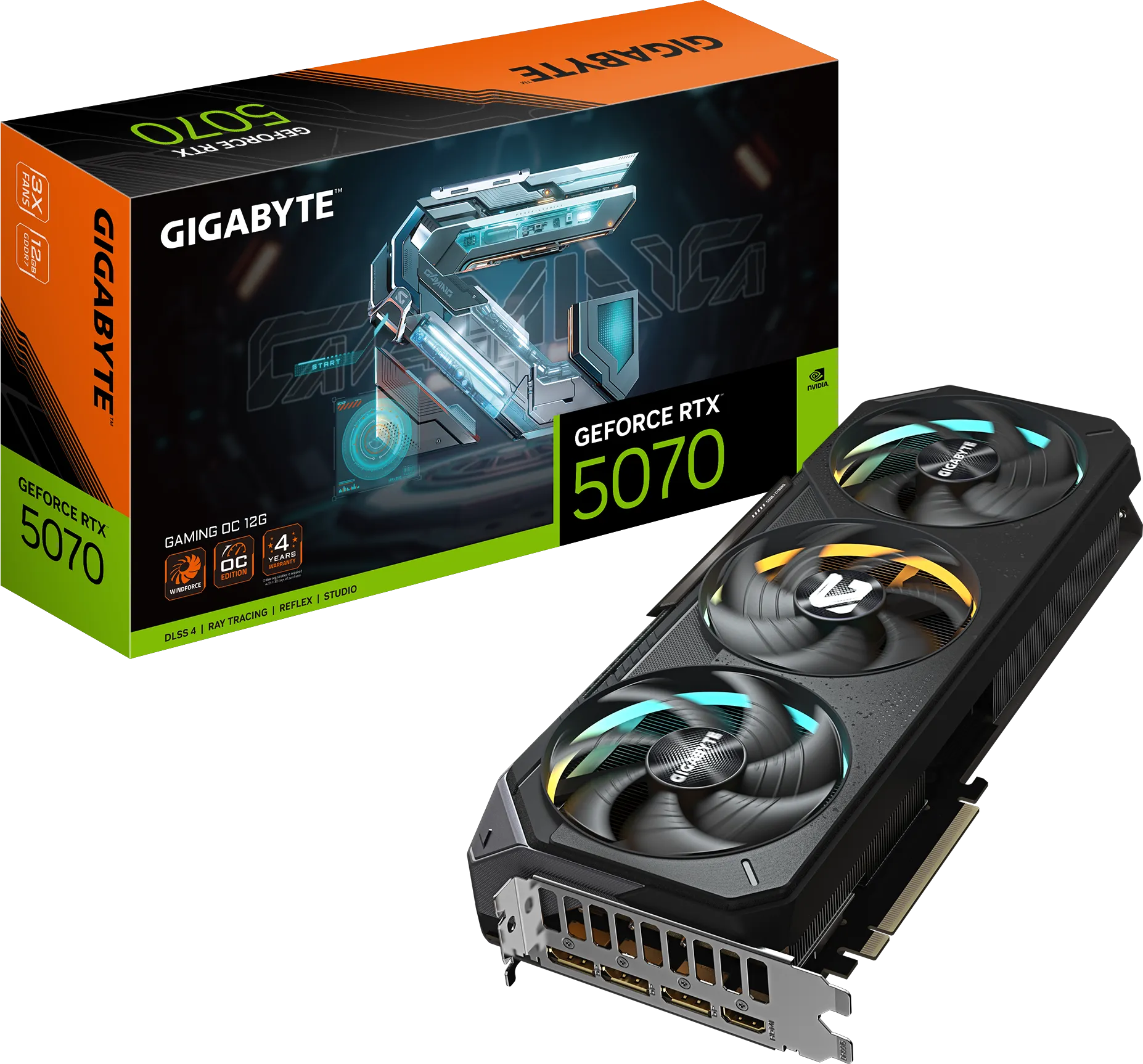 Gigabyte GeForce RTX 5070 GAMING OC 12GB Graphics Card