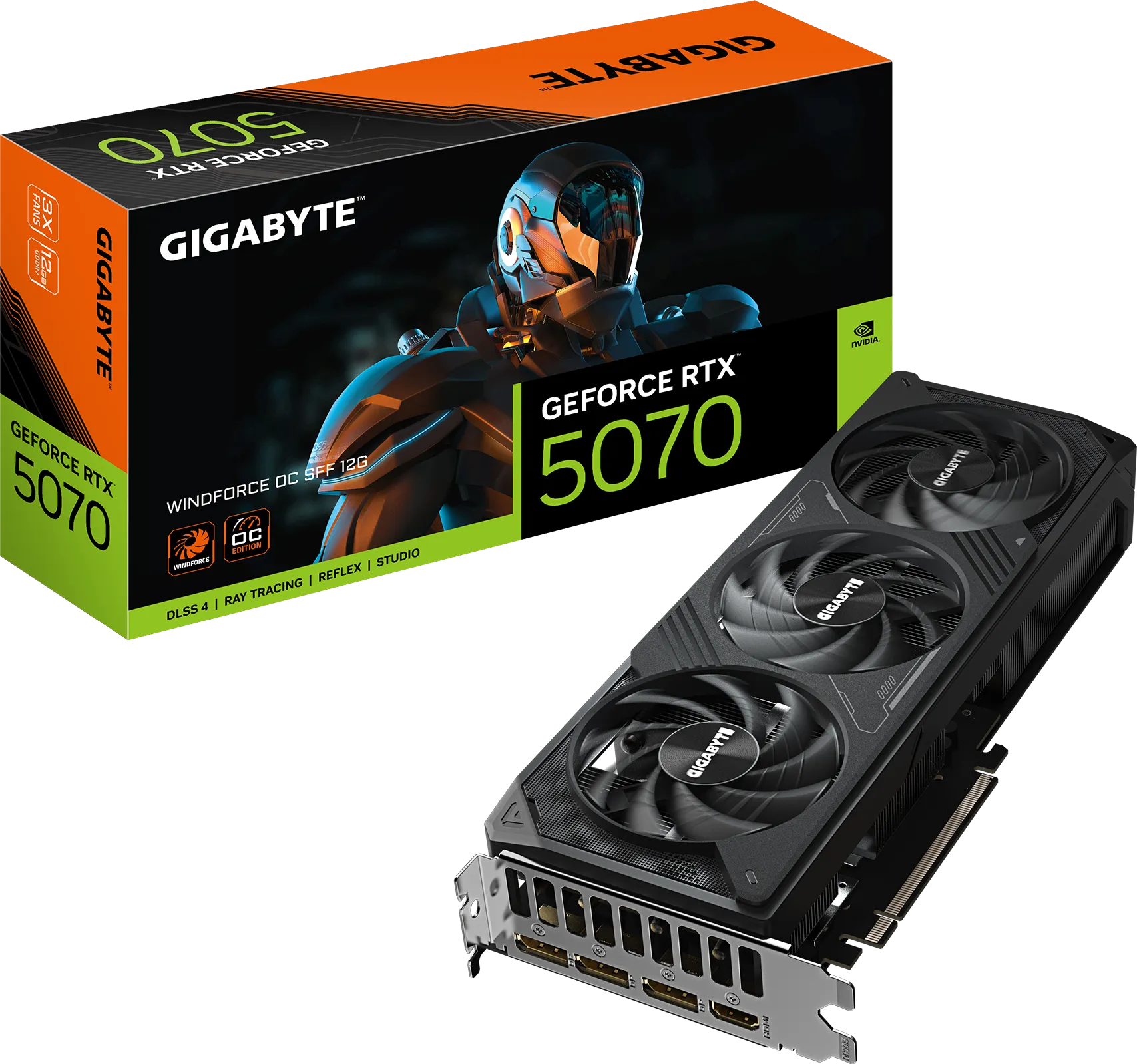 Gigabyte GeForce RTX 5070 WINDFORCE OC SFF 12GB Graphics Card