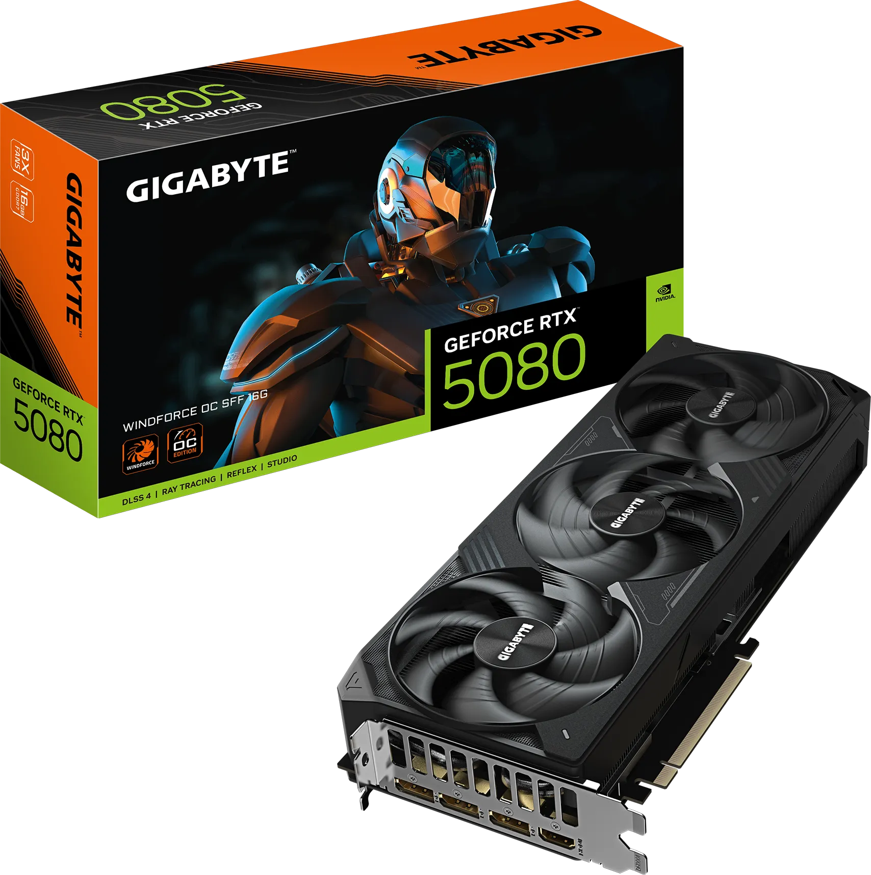 Gigabyte GeForce RTX 5080 WINDFORCE OC SFF 16GB Graphics Card