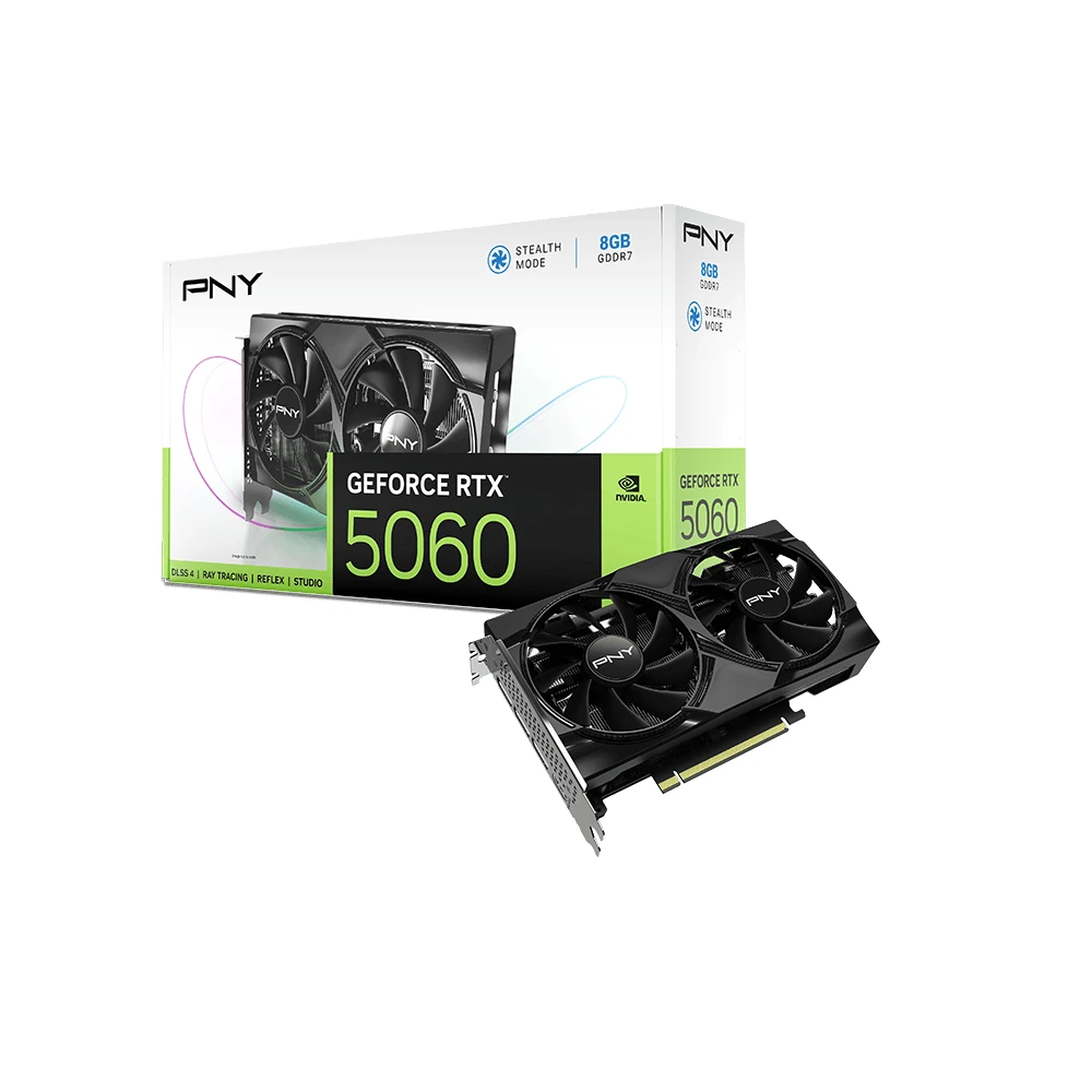 pny geforce rtx 5060 8gb dual fan graphics card
