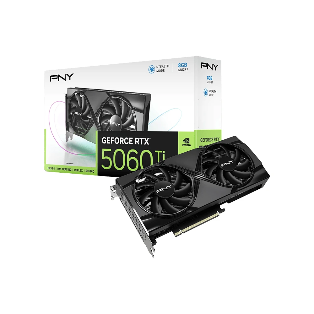 pny geforce rtx 5060 ti 8gb dual fan graphics card
