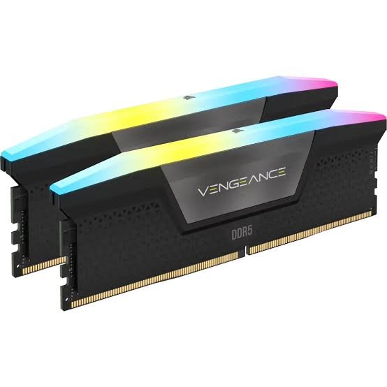 Corsair Vengeance RGB 128GB DDR5 6400MHz CL42 Black RAM Kit (2x64GB)