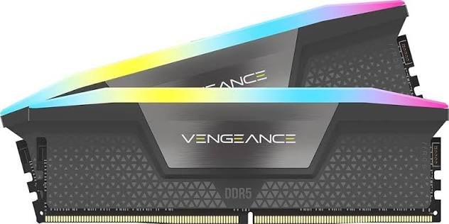 Corsair Vengeance RGB 32GB DDR5 6400MHz CL36 Grey RAM Kit (2x16GB)